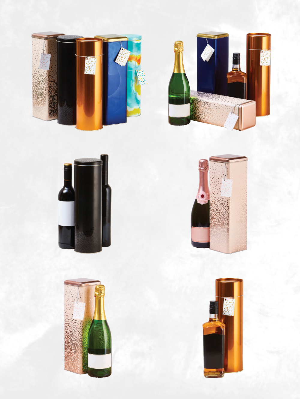 Add photo: Gift and wine tins range